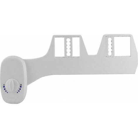 Douchette de bidet mécanique non électrique autonettoyante avec buse unique blanche (G1/2) (1/5)