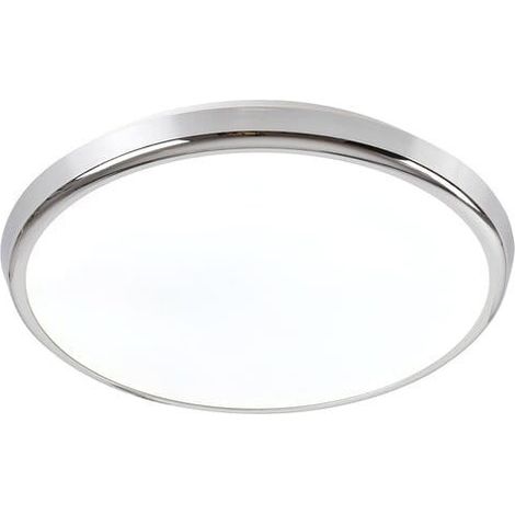 Plafoniera LED RGB 30cm 18W IP44 cromata con telecomando