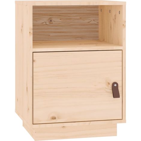 Table de chevet,Cabinet de chevet,Table de nuit 40x34x55 cm Bois de pin solide CFW595716 (1/5)