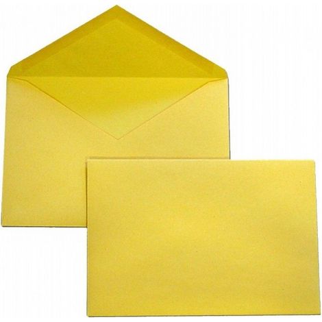 Trade Shop - KONFEKT 12 BUSTE GIALLE DOKUMENTE MISURA 12X18CM -