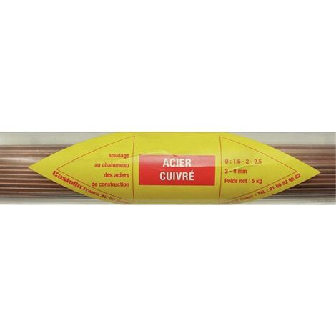 Baguette Stahl Kupfer 2,5