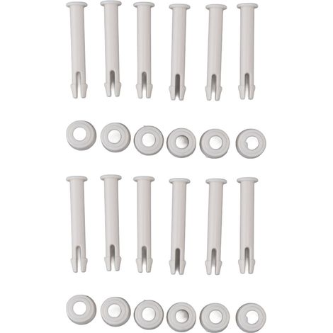 12-teiliges Befestigungsset für INTEX 28270/28272 Pools - 6 cm PVC-Stifte, Nägel und Schrauben (1/5)