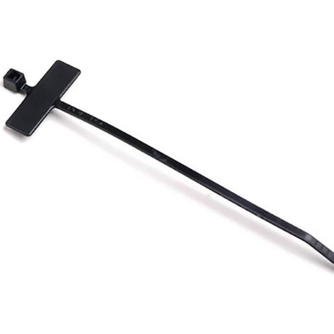 HellermannTyton 111-81860 IT18R-PA66-BK Porte-étiquette avec collier de serrage Type de montage: pour collier serre-câbles Surface de marquage: 25 x R011571 (1/2)