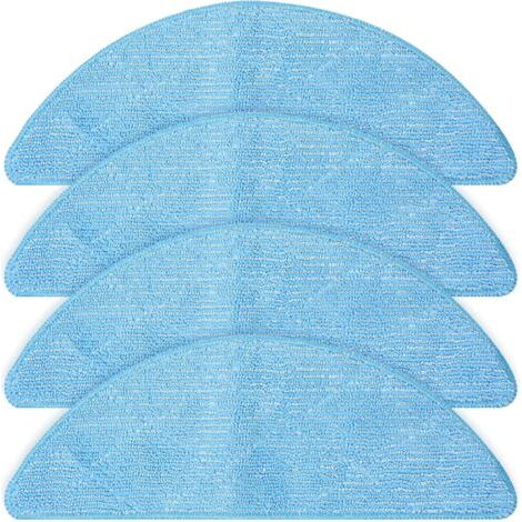 4pcs Cleaning Cloth for Tesvor M2, M1, S7 Pro, X500, X500 Pro, S6 Robot Vacuum Cleaner Replacement Part, Washable Microfiber Cloth Replacement Accessories (1/5)