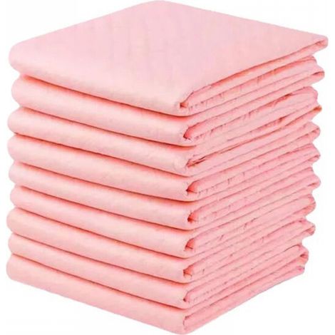 Coussinets d'apprentissage de la propreté économiques roses (60 cm x 60 cm) pour chiots, anti-pipi, super absorbants et à séchage rapide, 40 unités (1/5)