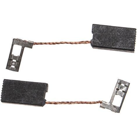 vhbw 2x escobilla carbono motor carbones 19 x 10 x 6,3 mm compatible con Hilti TE30, TE30-C-AVR herramientas eléctricas (1/2)