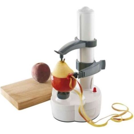 Epluche fruits & légumes électrique - Trend Corner - Blanc - 1500 Watt - Patins anti-dérapants (1/2)