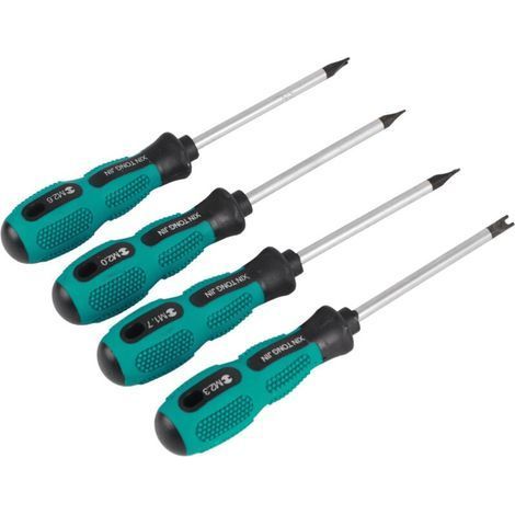 Tournevis magnétique de Type fourchette en U CRV, outil à main multifonctionnel, jeu de tournevis 4 pièces (1/5)