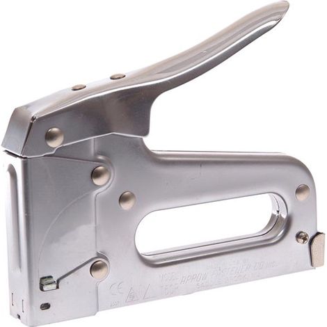 ARROW T50P Heavy-Duty Tacker Gun AT50 (Chrome, All-Steel, Double-Leverage)