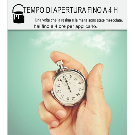 Microcemento per pavimenti interni: alta protezione - 10 m² (in 2 strati) Gazelle Grigio Rosa (Opaco) - ARCANE INDUSTRIES (1/5)