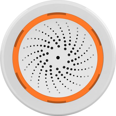 Sirène D'Alarme Sans Fil - 100 dB - Compatible Tuya Smart Et Smart Life - Pour Sécurité Domestique Et Domotique - 1 Pièce