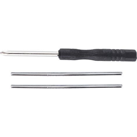 Einseitiger Stachel aus Edelstahl für die Imkerei, 3-teiliges Set (Stachel, Werkzeug, Zubehör), 12 cm Länge, für den Larventransfer (1/5)