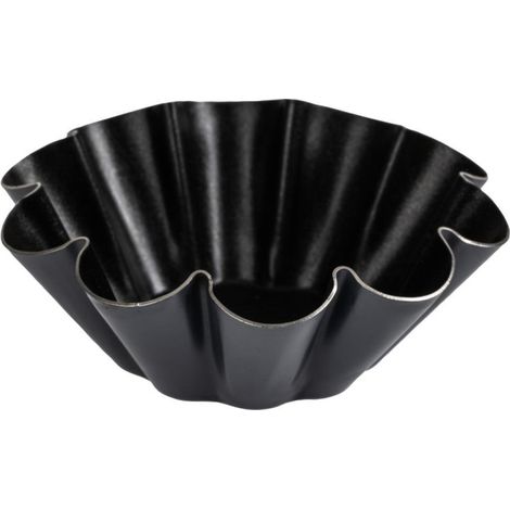 Moules à mini brioche antiadhésifs 75mm (lot de 12) - MATFER BOURGEAT (1/5)