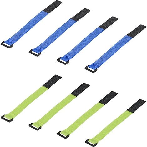 Fascette fermacavi con gancio e anello - set da 8 pezzi (1/5)
