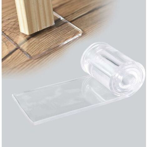 Transparent Adhesive Feet Pads, Self-Adhesive PU Anti-Slip Pads for Protecting Table, Chair, Sofa and Furniture Legs (70×500×5mm) (1/4)