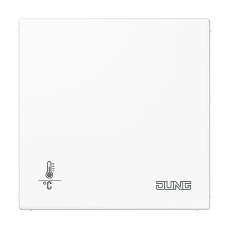 Jung Regolatore oggetto KNX con interfaccia pulsante integrata 4 volte, Duroplastico, Serie LS, bianco alpino LS 2178 ORTS WW