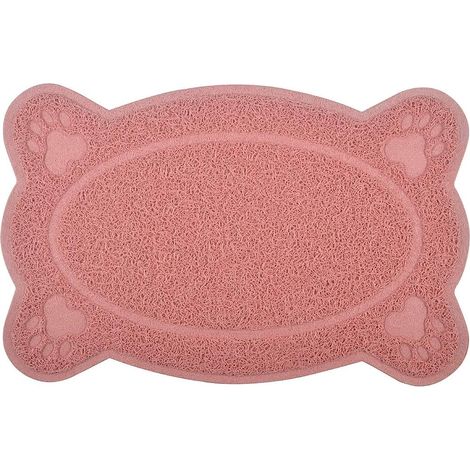 Cat Litter Mat 40 x 26 cm 5 Colours Available (Old Pink)