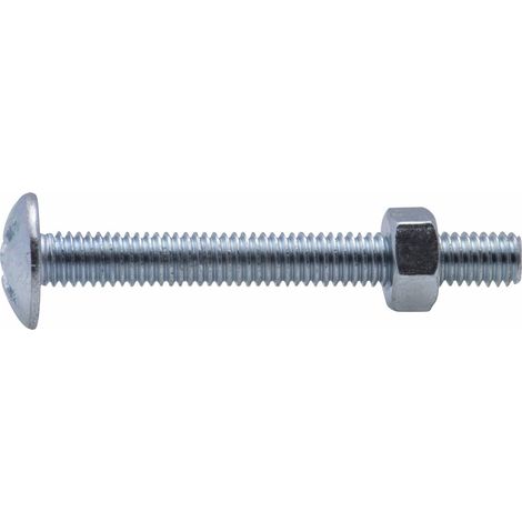 Boulon poêlier zingué Viswood Ø 8x40mm (lot de 5 boulons)