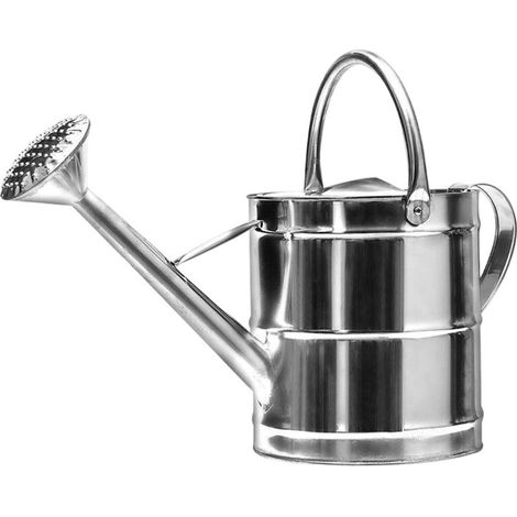 Arrosoir en Acier Inoxydable Grande capacité, Multifonctionnel et Pratique, avec poignée, pour l'arrosage des Plantes d'extérieur et, 8l (1/5)