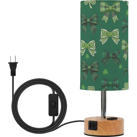 JUNZAN Lampe de table tactile avec connecteurs USB C + A, ampoule (1/5)