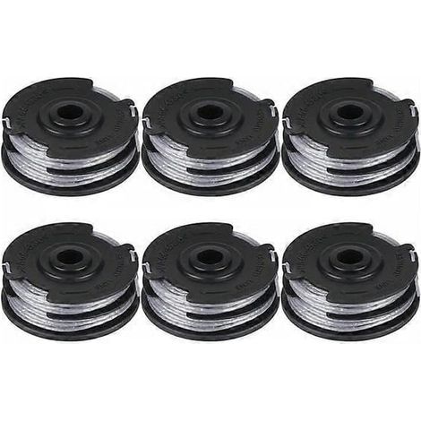Lot de 6 bobines F016800351 compatibles avec les débroussailleuses Bosch ART 30-36 LI / ART 24 / ART 30 (1/5)