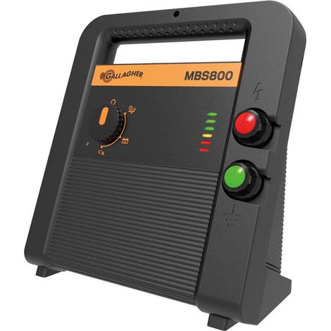 Elettrificatore Gallagher Multipower MBS800 a batteria 12V e corrente 230V o pannello solare per recinti fino 40 km per cavalli, bestiane, pecore, maiali, cani e gatti (1/3)