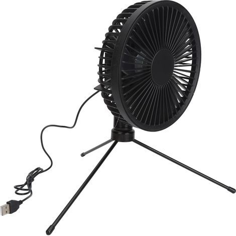 Solar-Campingventilator mit Stativ, IP67 wasserdicht, tragbar, verstellbar, 10-W-Solarpanel für den Außeneinsatz (1/5)