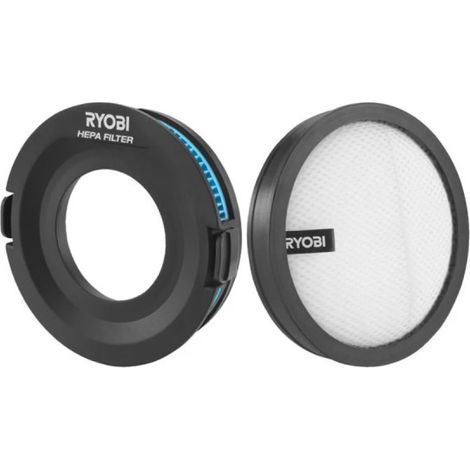 Jeu de filtres de remplacement et HEPA 13 RYOBI - pour aspirateur balai RASV18BL - RACLASVF-2