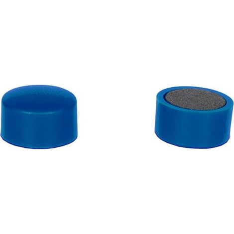 Magneti per lavagne bianche 10 mm - Blu - 10 pezzi (1/2)