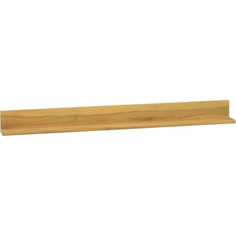 Maison Exclusive - Wandregale 2 Stk. 110x10x10 cm Massivholz Teak