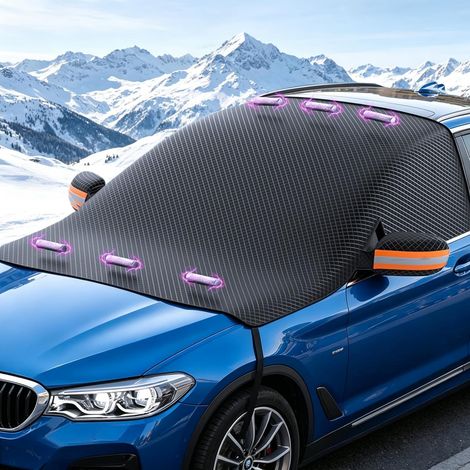 Frost Windshield Protector, Magnetic Winter Windshield Cover, Car Windshield Cover, Protects for Frost, Snow, Anti Ice, UV Rain for SUV, Car (1/5)