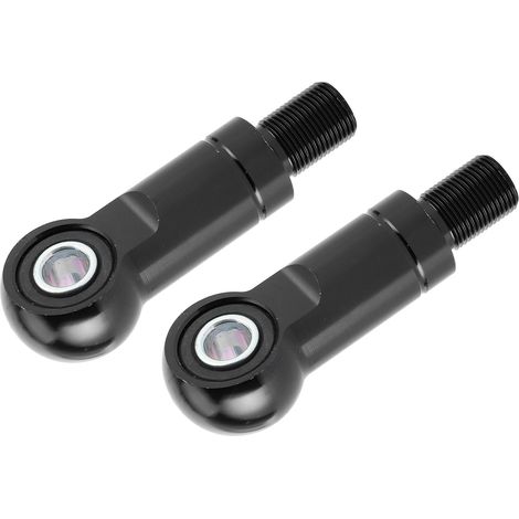 Paire d'adaptateurs d'amortisseurs pneumatiques à trou de 10 mm pour augmenter la hauteur des amortisseurs de motos, quads et véhicules tout-terrain (Type B Noir 95 mm/3,7 pouces) (1/5)