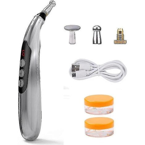 Stylo d'acupuncture rechargeable USB, outil électronique de soulagement de la douleur (1/5)