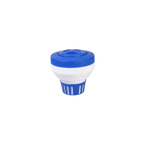 Distributeur de chlore flottant, flotteur de chlore/brome pour piscine/spa, distributeur de chlore flottant grande capacité de 7 pouces et support de brome pouvant contenir des comprimés chimiques de (1/5)