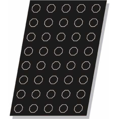 Moule Flexipan® Plaque Silicone 40 Octogones - Pujadas
