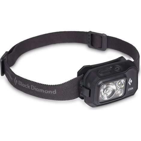 Lampada frontale Black Diamond Storm 450, torcia da mano e frontale impermeabile con luce potente e batteria a lunga durata (1/4)