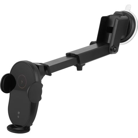 Support de charge sans fil pour voiture, support de téléphone 15 W, station de charge rapide, interface USB-C, capteur infrarouge (1/5)