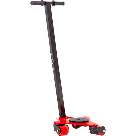 Timon rouleur 2 t 3 roues en PU pivotantes à 360° avec poignée MW Tools TRD2 (1/5)