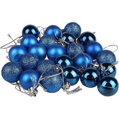 24 boules de Noël décoratives à paillettes en forme de costume de bal de promo, pour sapin de Noël (1/2)