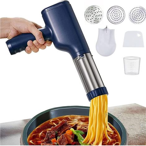 Machine à Pâtes électrique Sans Fil, Automatique, Portable, Avec 3 Moules