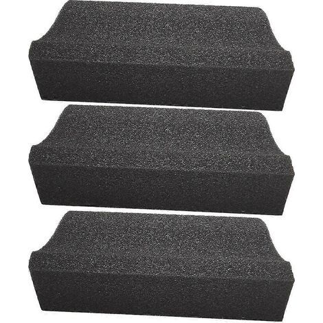 Herren-Pflegeset mit 3 Bartschwämmen, einem Haarfänger und Barttrimmer-Zubehör. – 12,50 x 4,50 x 3,70 cm – Schwarz (1/4)