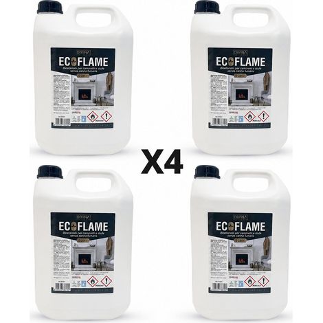 20 lt Bioetanolo combustibile Ecoflame per camini biocamini alta qualità