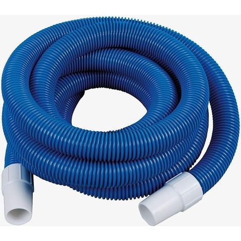 Tuyau Flottant Ø32mm avec Embout - Longueur 5,5 m - Compatible Groupes de Filtration et Robots - Couleur Bleu - Polyvalent et Pratique pour Entretien Piscine (1/3)
