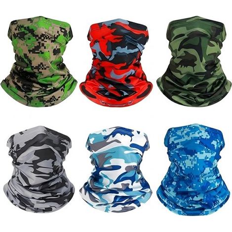 foulard d'été respirant en soie glacée, protection solaire, cache-cou, cache-cou pour la pêche en extérieur, style hip-hop, masque de cyclisme (1/5)
