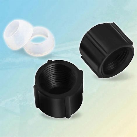 Lot de 2 couvercles de bouchon de vidange pour point bas de vidange de camping-car (1/5)