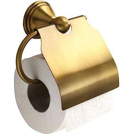 Portarotolo coperto da muro in acciaio inox e Cromall 7525 Gedy serie ROMANCE Bronzo (1/5)