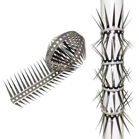 Anti Chat avec Pointes, Pique Anti Pigeon, Pic Anti Chat Repousse, Protection Contre Les Martres, pour Maison Clôture de Jardin Intérieur Extérieur (1/5)
