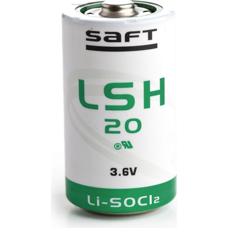 Pile lithium chlorure de thionyle 3,6V 13Ah – Longue durée de stockage 10 ans – Applications électroniques variées – Non rechargeable – Saft (1/3)