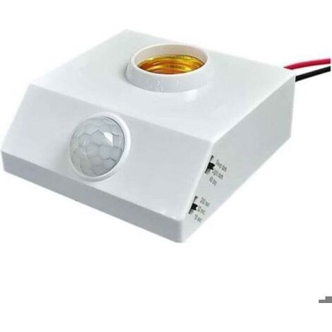 E27 LED porte-ampoule PIR corps humain capteur infrarouge support de lampe 220V détecteur de mouvement support de lampe avec varia