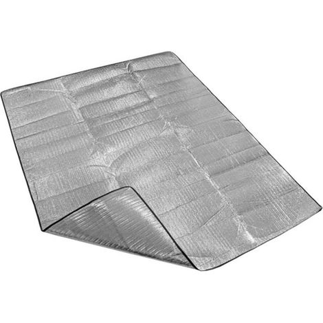 Trade Shop - 168x90cm Doble Papel De Aluminio Enrollable Playa Estera De Picnic - (1/5)
